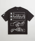 The Trilogy Tapes Awkward Graph T-Shirt in Black