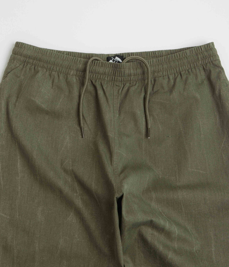 The Trilogy Tapes Beach Pants in Textured Olive