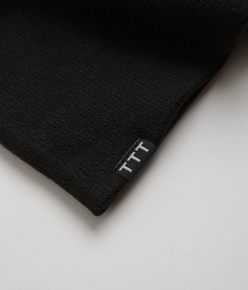 The Trilogy Tapes Cuff Beanie in Black and Blue
