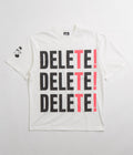 The Trilogy Tapes Delete T-Shirt in White