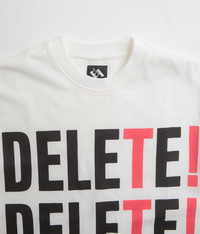 The Trilogy Tapes Delete T-Shirt in White