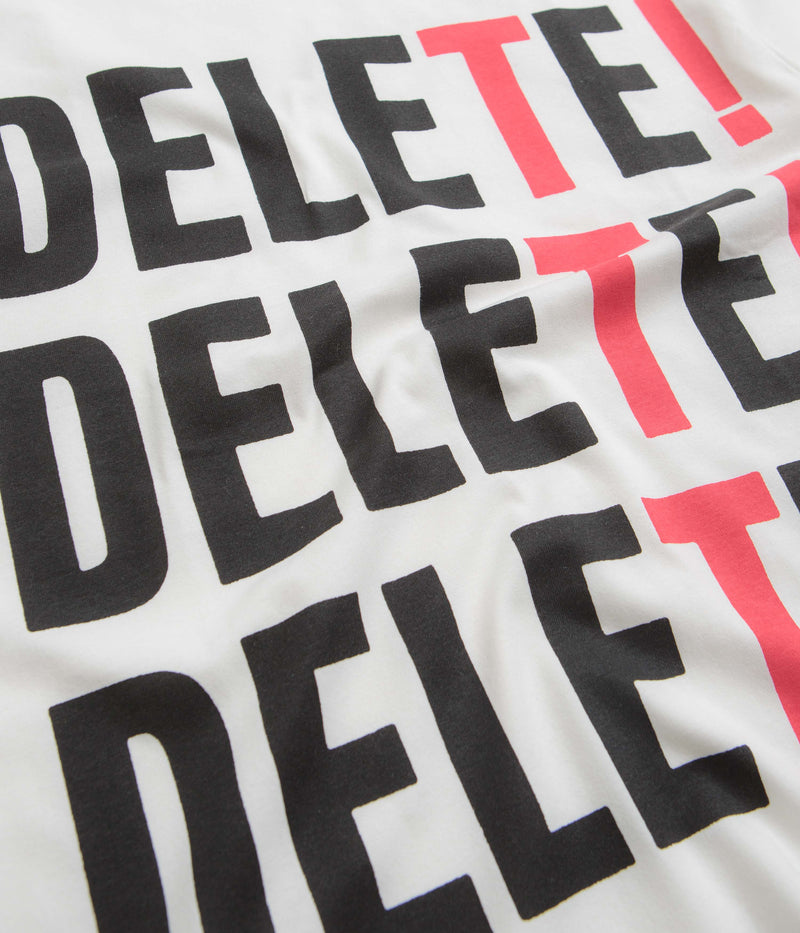 The Trilogy Tapes Delete T-Shirt in White