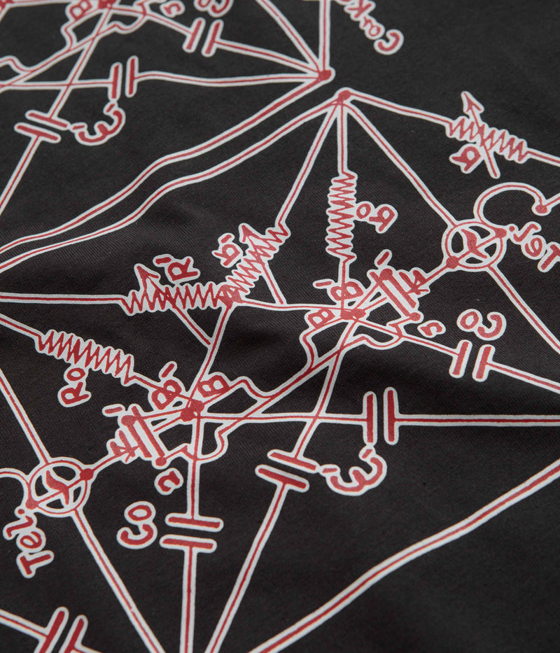 The Trilogy Tapes Envelope Goat T-Shirt in Black