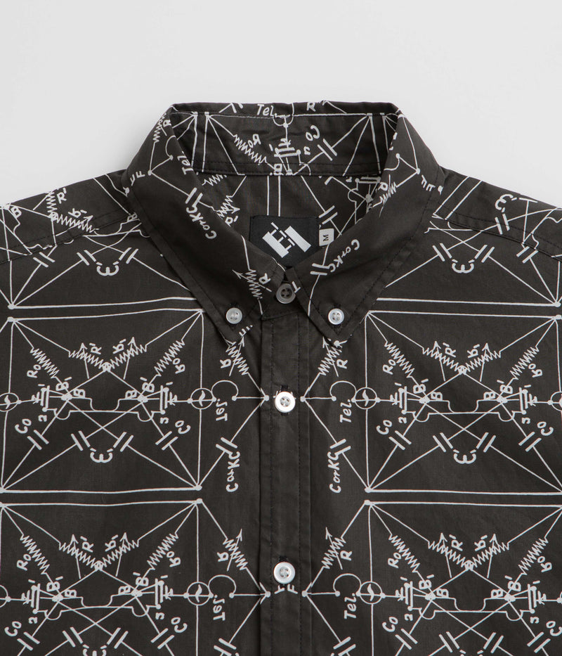 The Trilogy Tapes Envelopes All Over Print Shirt in Black