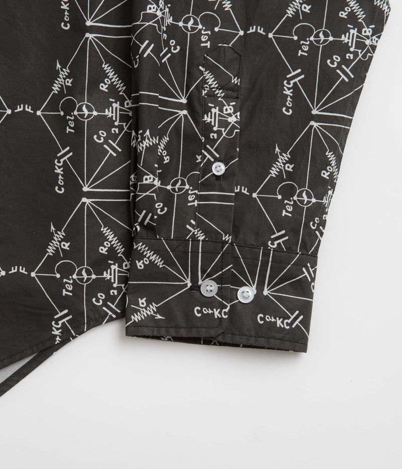 The Trilogy Tapes Envelopes All Over Print Shirt in Black