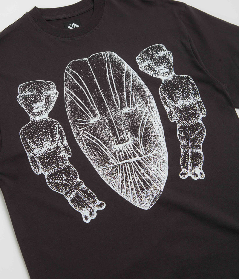 The Trilogy Tapes Face Figures Hands T-Shirt in Black