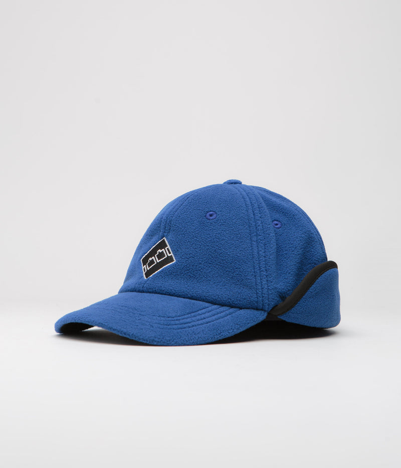The Trilogy Tapes Fleece Diamond Cap in Blue