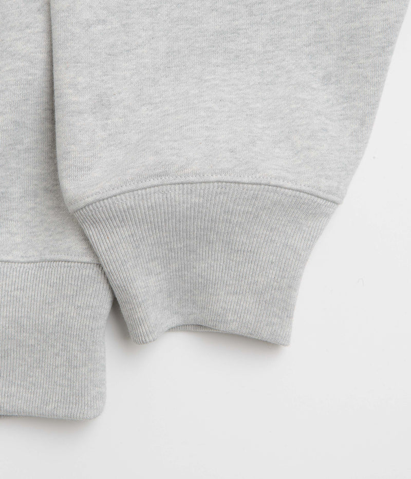The Trilogy Tapes Heart Hoodie in Heather Grey