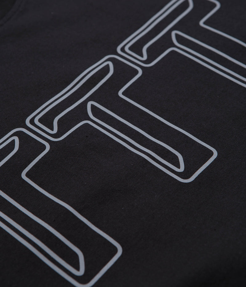 The Trilogy Tapes Logo T-Shirt in Black