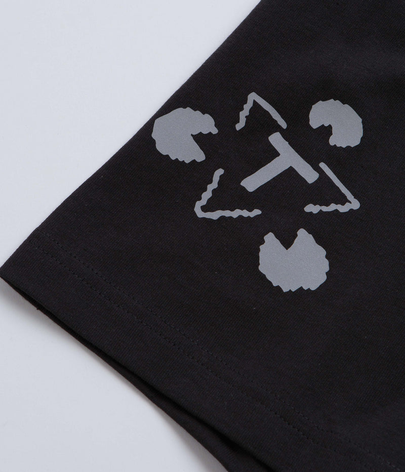 The Trilogy Tapes Logo T-Shirt in Black