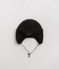 The Trilogy Tapes Pile Fleece Mountain Beanie in Charcoal