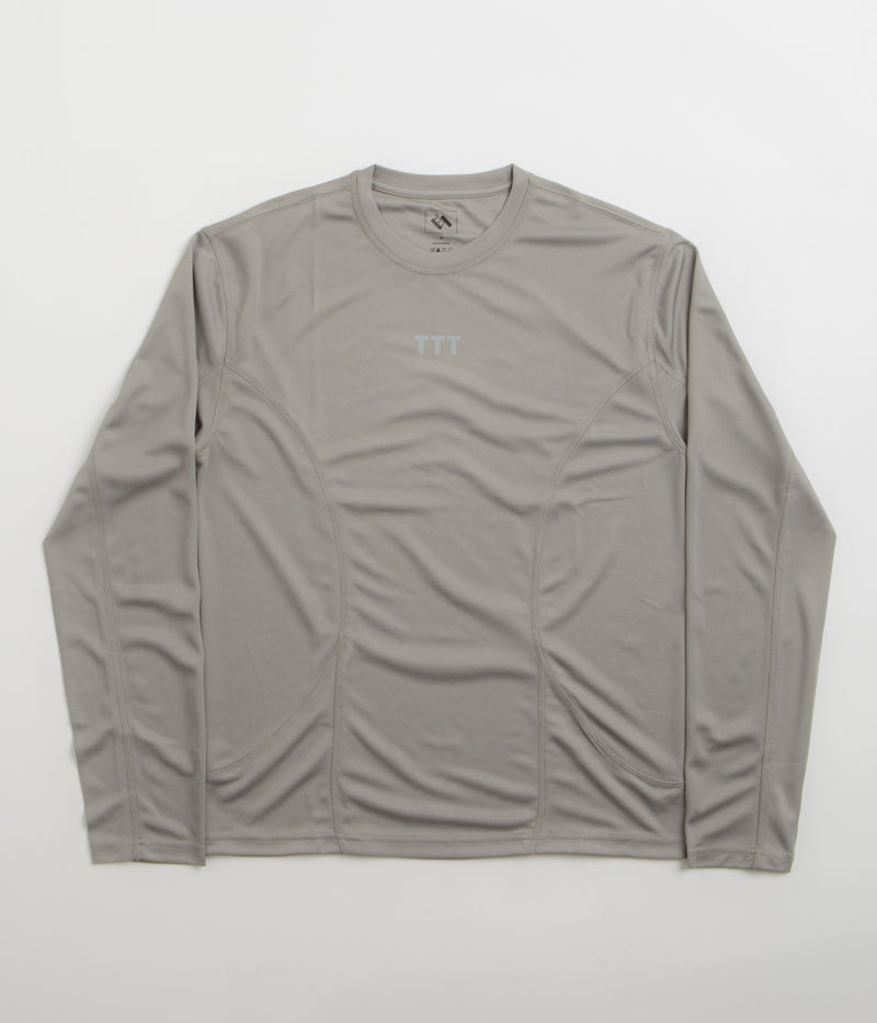 The Trilogy Tapes Running Long Sleeve T-Shirt in Grey