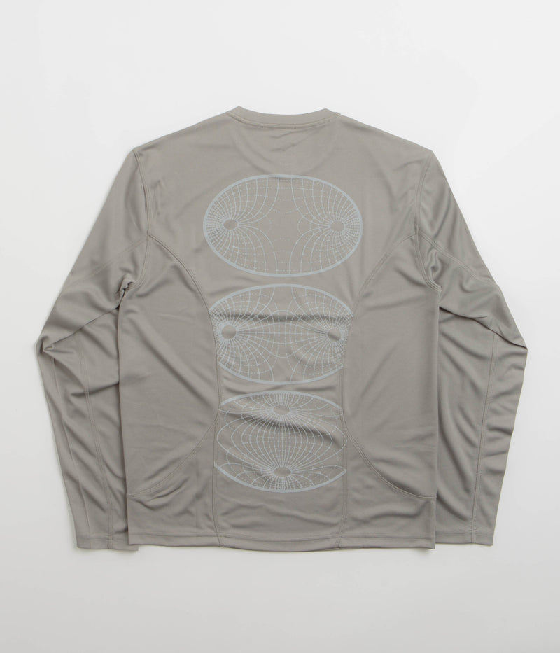 The Trilogy Tapes Running Long Sleeve T-Shirt in Grey