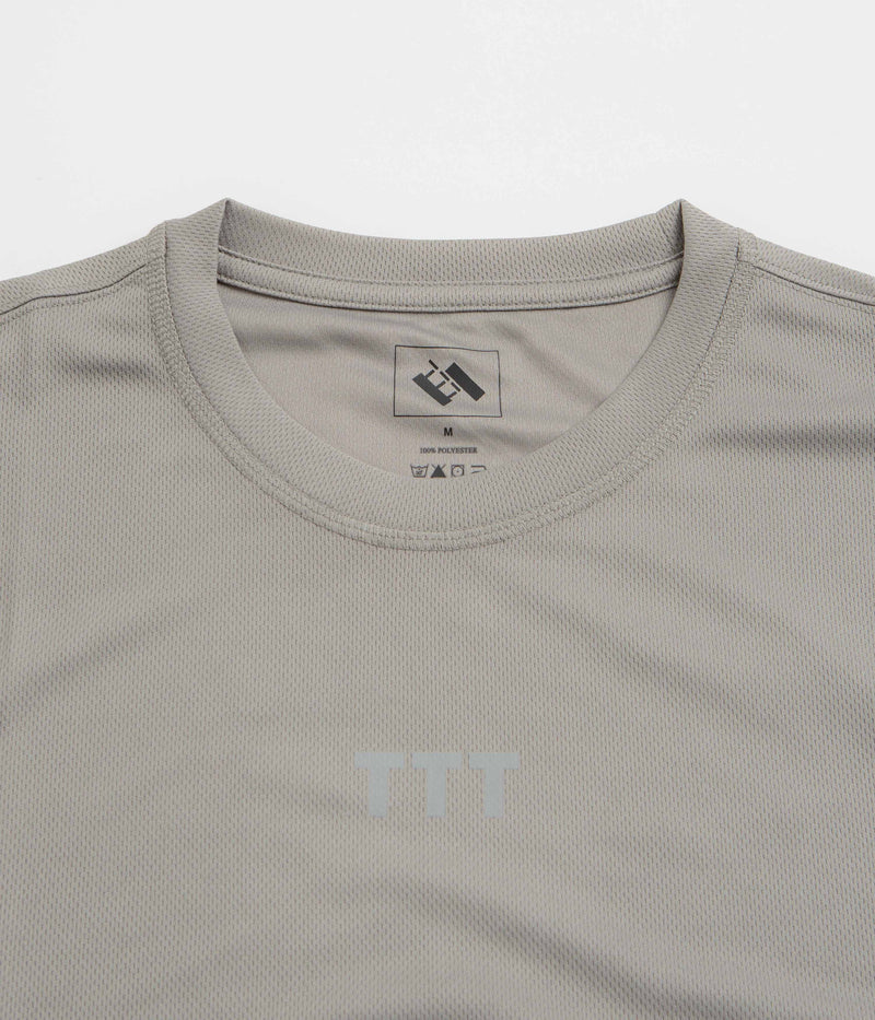 The Trilogy Tapes Running Long Sleeve T-Shirt in Grey