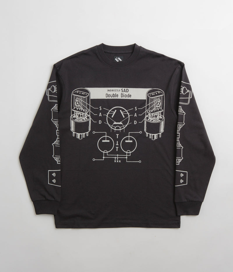 The Trilogy Tapes Sad Long Sleeve T-Shirt in Black