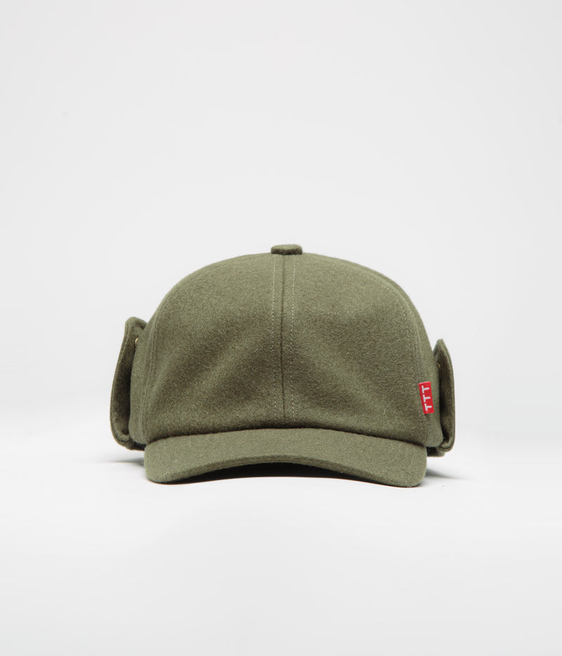 The Trilogy Tapes Trapper Cap in Olive