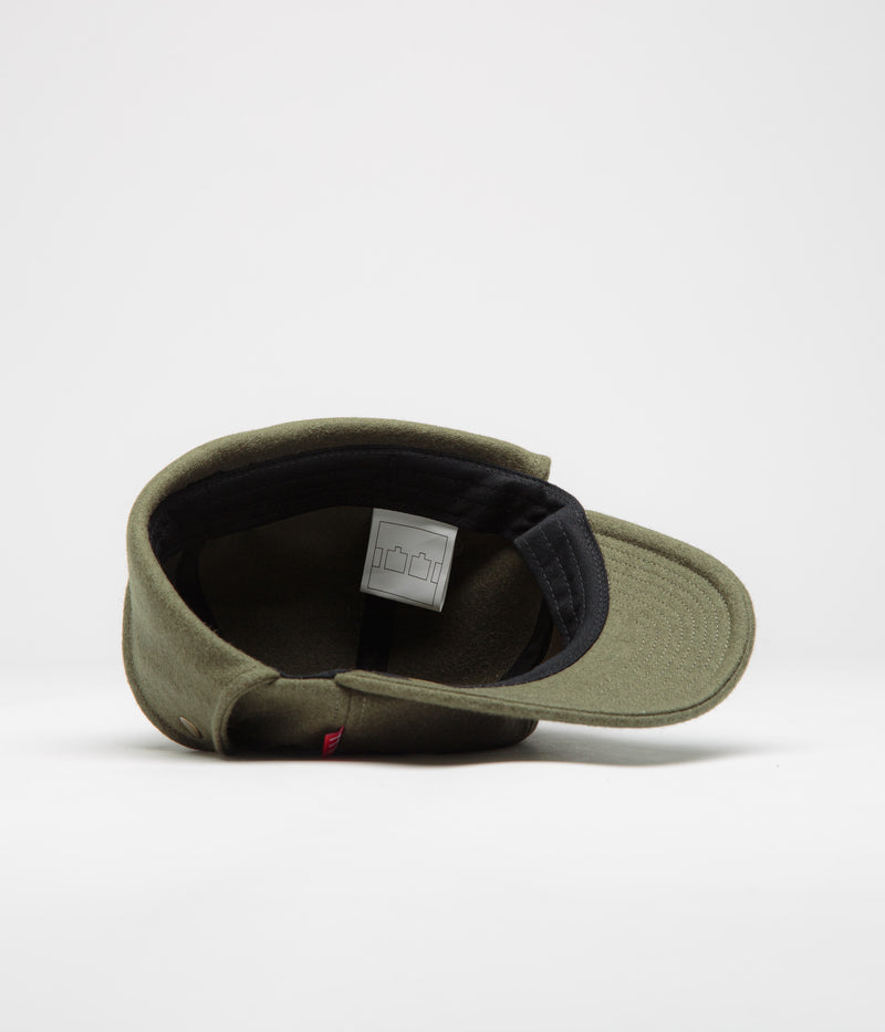 The Trilogy Tapes Trapper Cap in Olive
