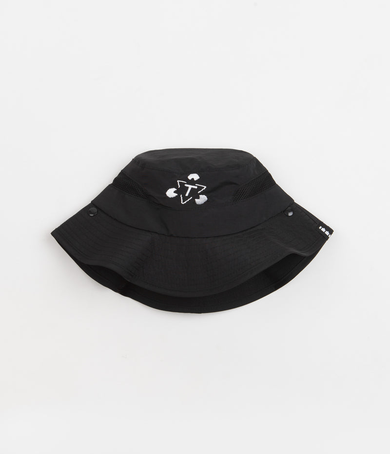 The Trilogy Tapes TTT Beach Bucket Hat in Black