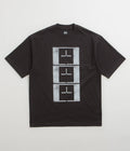 The Trilogy Tapes Upside Down Stamp T'S T-Shirt in Black