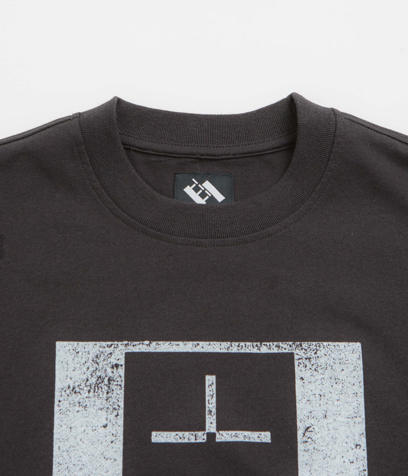 The Trilogy Tapes Upside Down Stamp T'S T-Shirt in Black