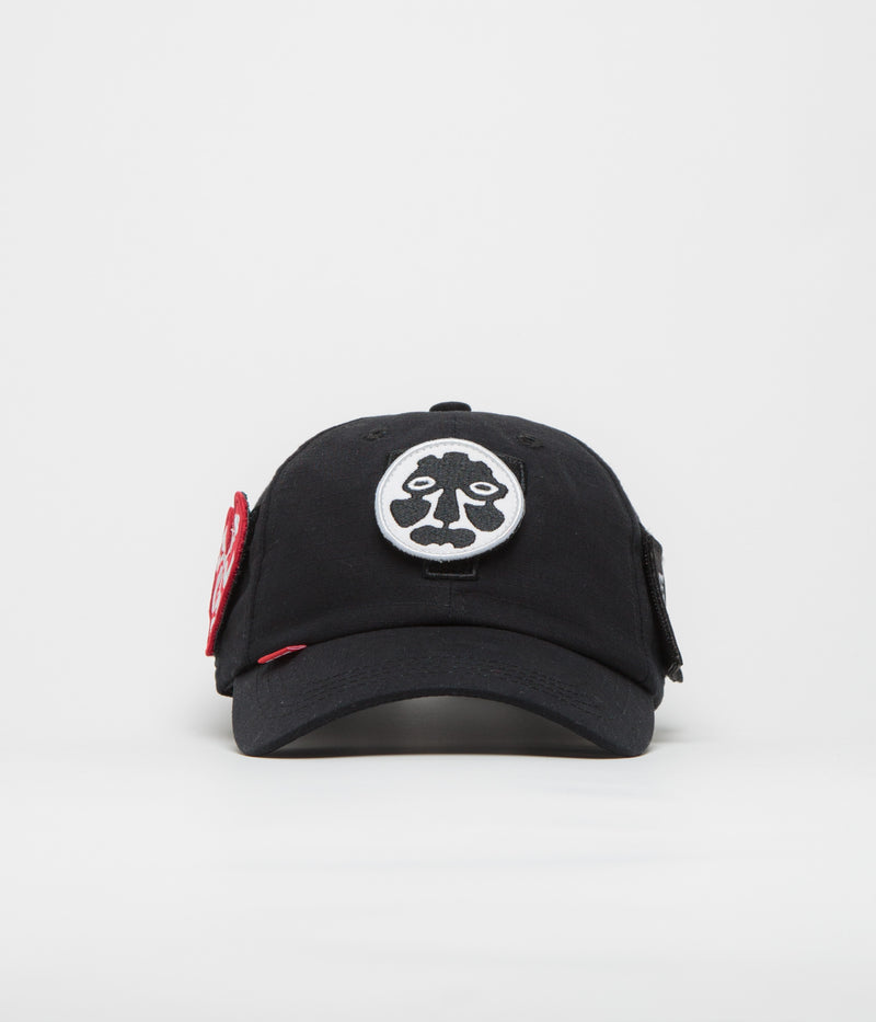 The Trilogy Tapes Velcro Patch Cap in Black