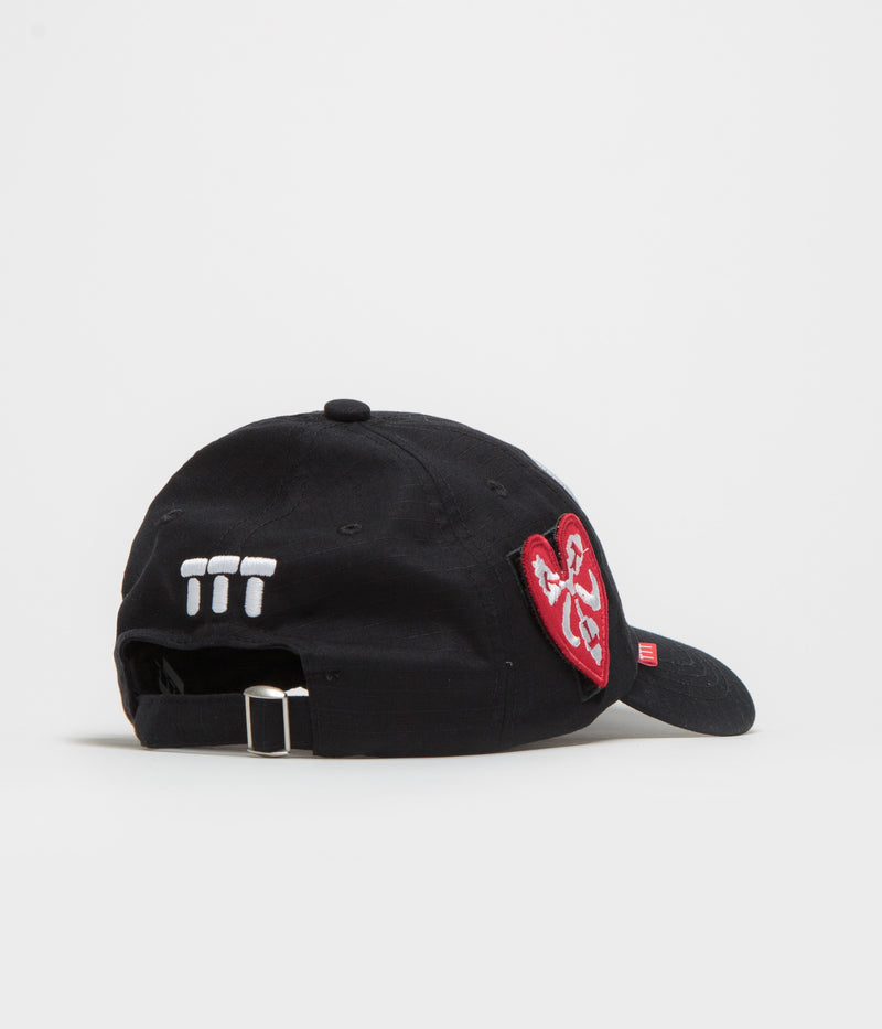 The Trilogy Tapes Velcro Patch Cap in Black