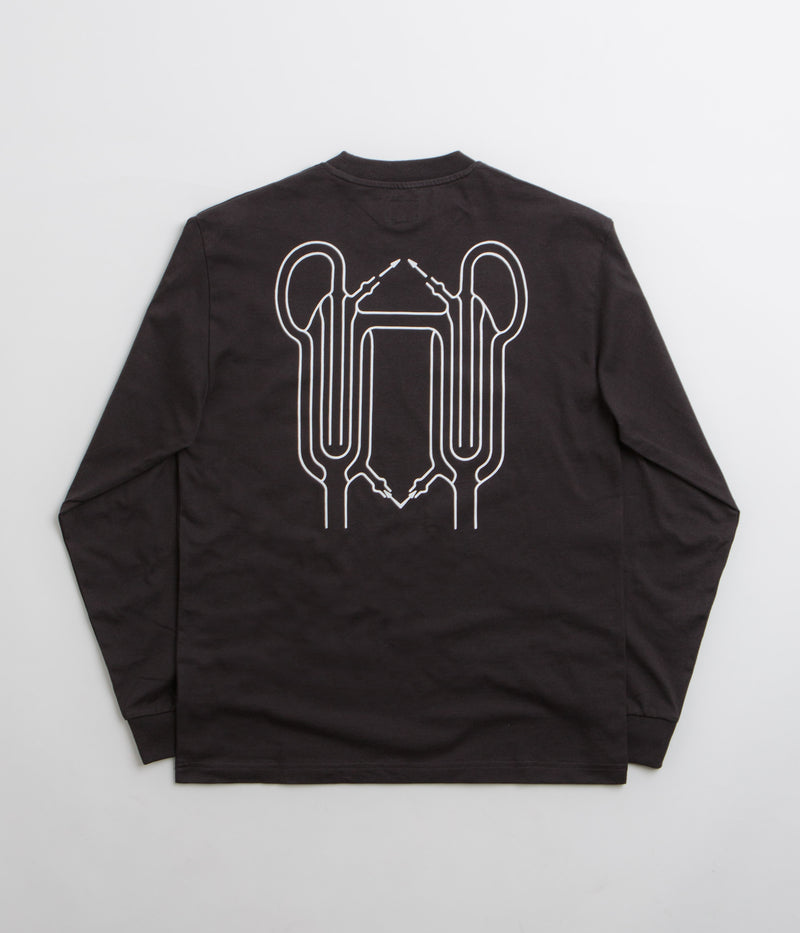 The Trilogy Tapes Winter Glassworks Long Sleeve T-Shirt in Black