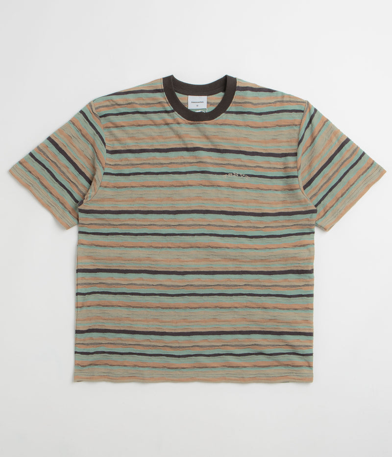 thisisneverthat Wave Jacquard T-Shirt in Burnt Orange