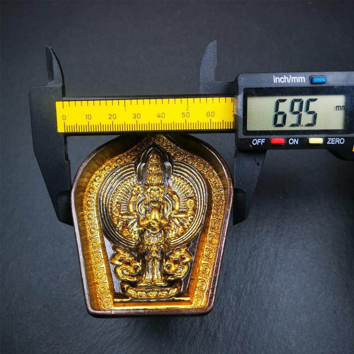 1000 Arms Avalokitesvara,Tsa Tsa Mold - Tibetan tsa tsa mold, view 8