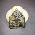 Three Great Bodhisattvas,Chenrezig,Manjushri,Vajrapani 2.12" - Tibetan Buddhist vajra, front view