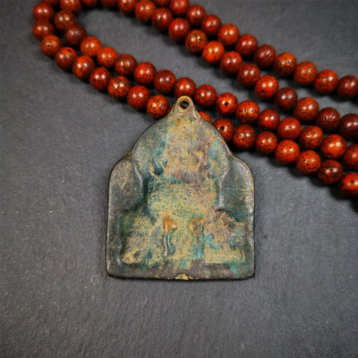 Three Great Bodhisattvas,Chenrezig,Manjushri,Vajrapani 2.12" - Tibetan Buddhist vajra, view 5
