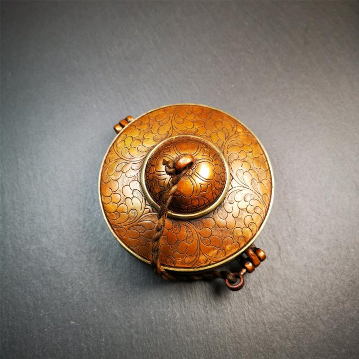 Tingsha Case - 3.35" -4.13" - Mandala Pattern - Tibetan Buddhist art, view 4