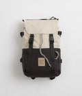 Topo Designs Classic Rover Pack in Bone White and Black
