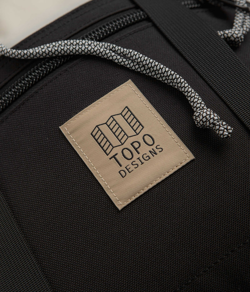 Topo Designs Classic Rover Pack in Bone White and Black