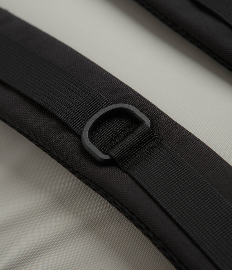 Topo Designs Classic Rover Pack in Bone White and Black