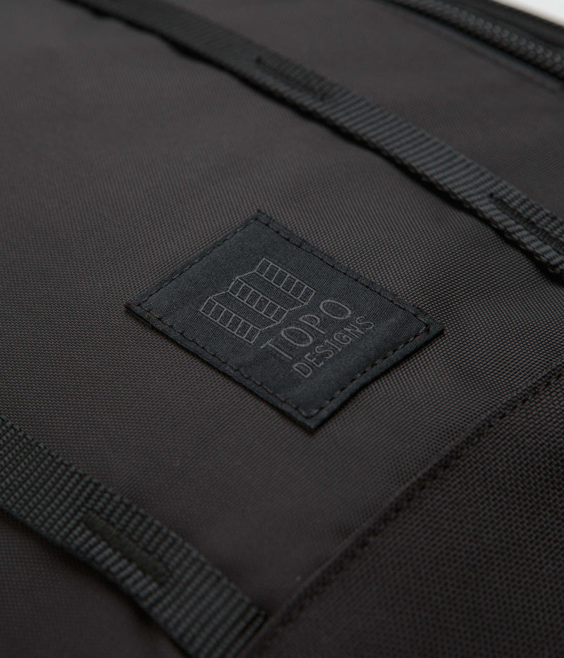 Topo Designs Global 30L Travel Bag in Black and Black