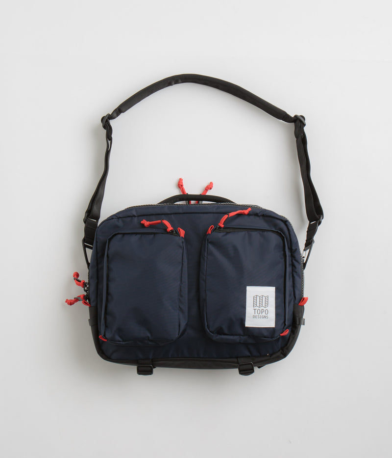 Topo Designs Global Briefcase in Navy and Navy