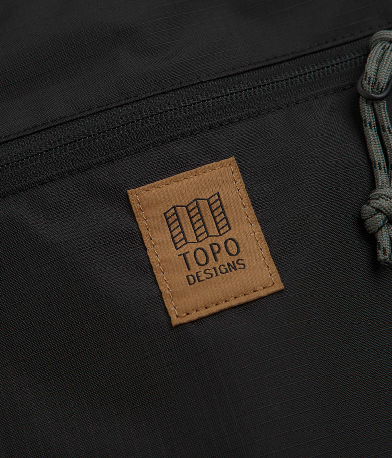 Topo Designs Mountain Utility Tote Bag in Black and Neutral