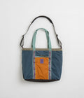 Topo Designs Mountain Utility Tote in Pond Blue and Spice