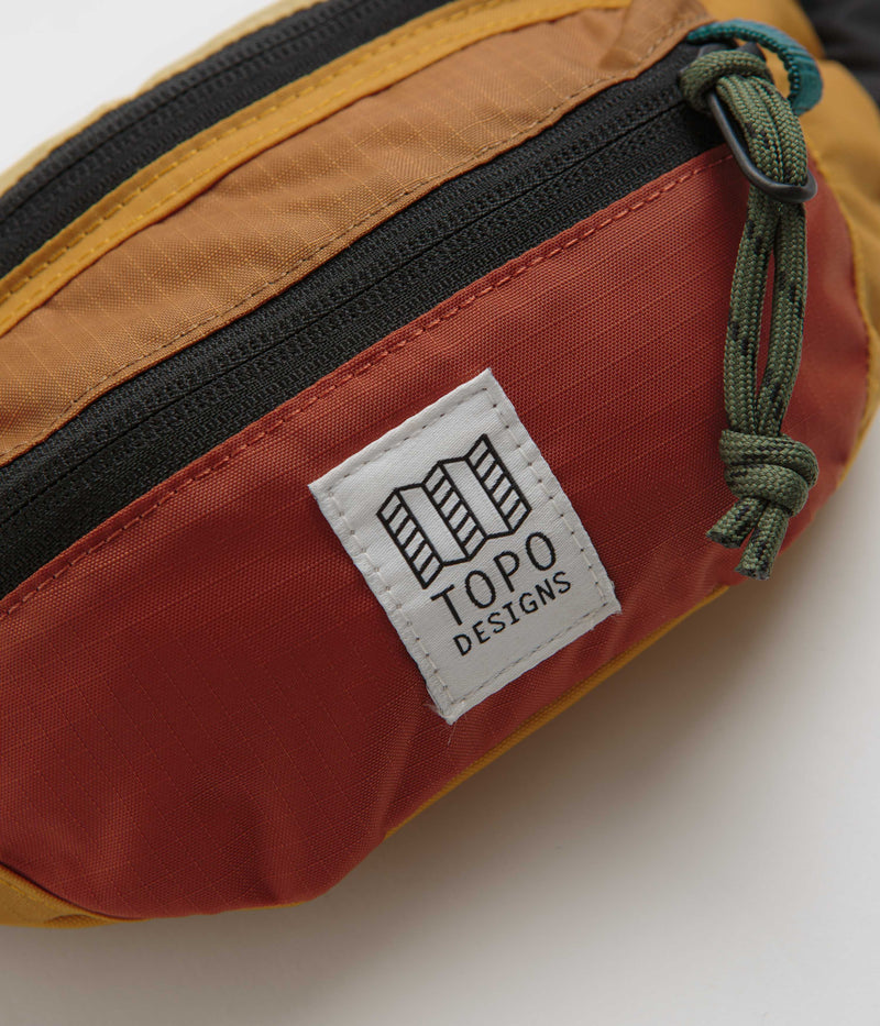 Topo Designs Mountain Waist Pack in Mustard and Clay