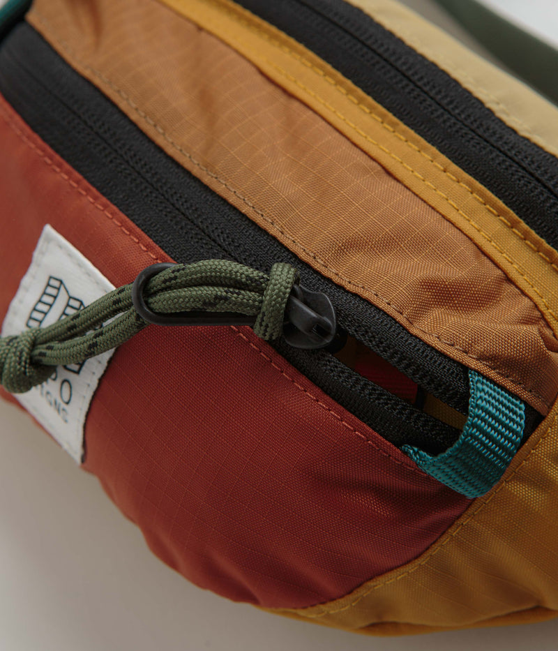Topo Designs Mountain Waist Pack in Mustard and Clay