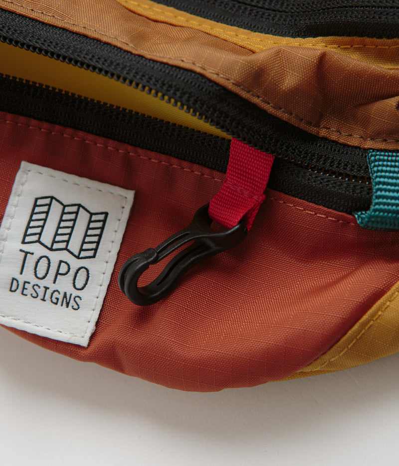 Topo Designs Mountain Waist Pack in Mustard and Clay