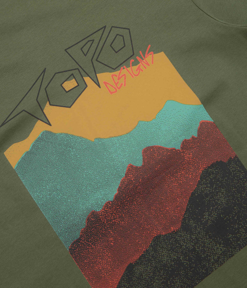 Topo Designs Perspective T-Shirt in Beetle