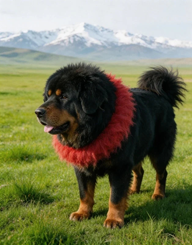 Traditional Kekhor Collar of Tibetan Mastiff - Tibetan Buddhist art, view 4