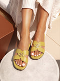 Tressia Lemon Yellow Flats