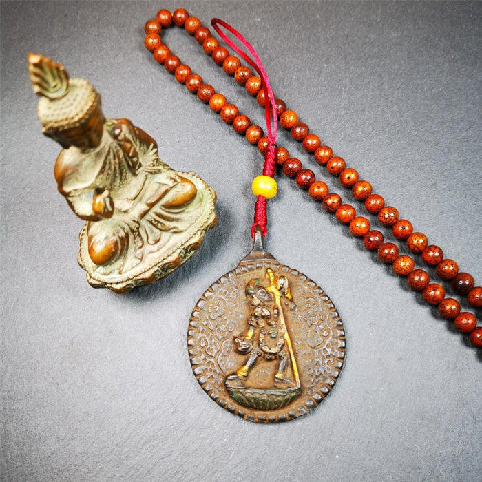 Troma Nagmo Melong 2.2" - Tibetan Buddhist art, view 7
