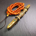 Unique Vajra 6.5" - Tibetan Buddhist vajra, front view
