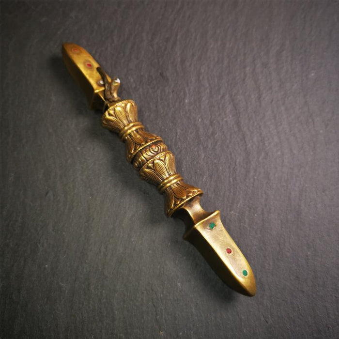 Unique Vajra 6.5" - Tibetan Buddhist vajra, view 5