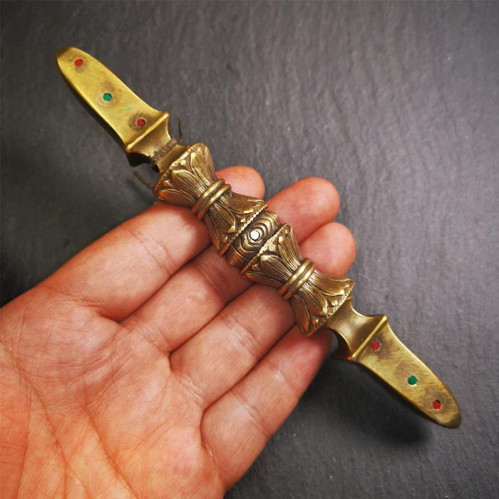 Unique Vajra 6.5" - Tibetan Buddhist vajra, view 6