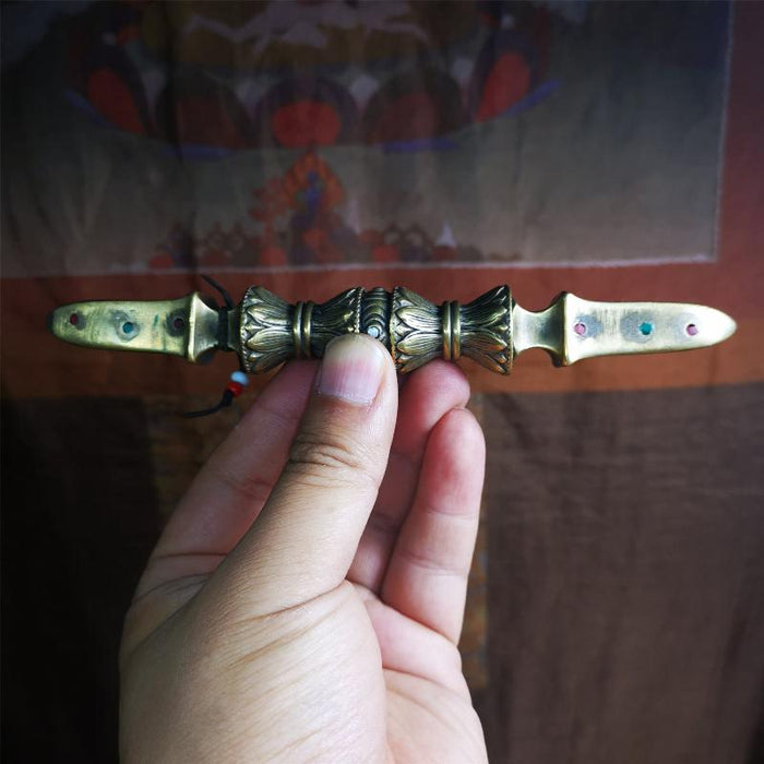 Unique Vajra 6.5" - Tibetan Buddhist vajra, view 7